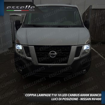 Luci posizione T10 W5W 10 LED Canbus Nissan NV400
