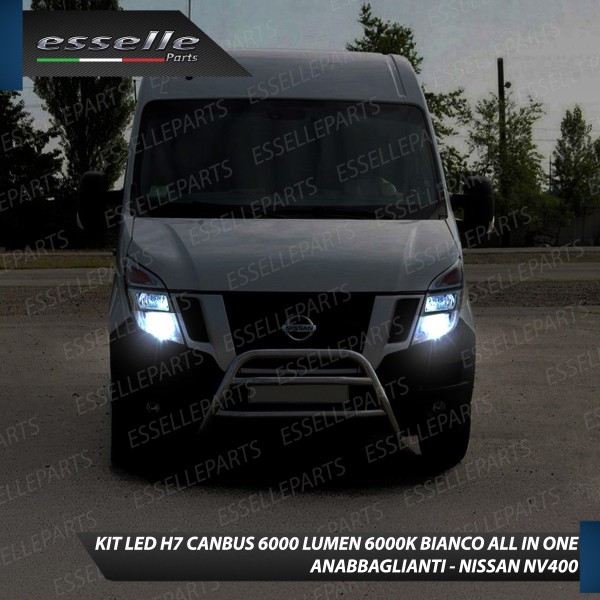 Kit Full LED coppia H7 6000 LUMEN Anabbaglianti per Nissan NV400