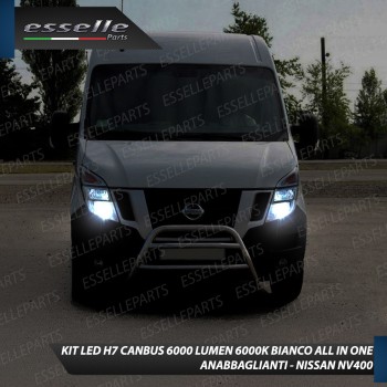 Kit Full LED coppia H7 6000 LUMEN Anabbaglianti per Nissan NV400