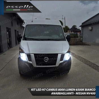 Kit Full LED H7 8000 LUMEN Anabbaglianti Nissan NV400