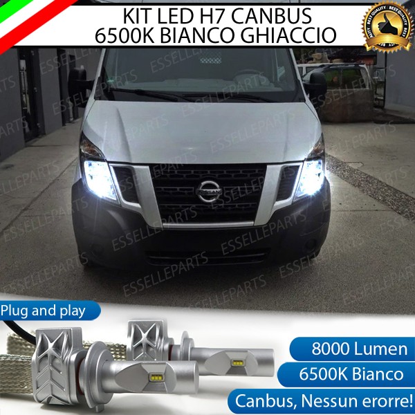 Kit Full LED H7 8000 LUMEN Anabbaglianti Nissan NV400