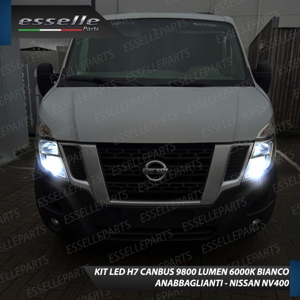 Kit Full LED H7 9800 LUMEN Anabbaglianti Nissan NV400