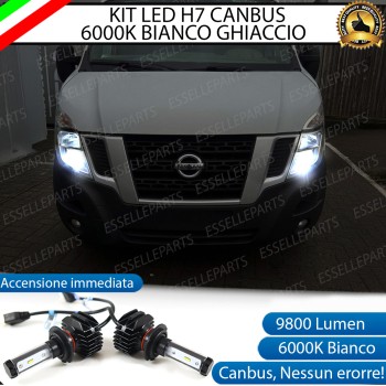 Kit Full LED H7 9800 LUMEN Anabbaglianti Nissan NV400