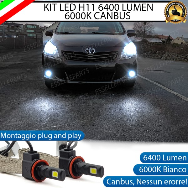Kit Full LED Fendinebbia H11 6400 LUMEN PER TOYOTA VERSO R2