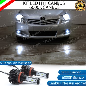 Kit Full LED Fendinebbia H11 9800 LUMEN per TOYOTA VERSO R2