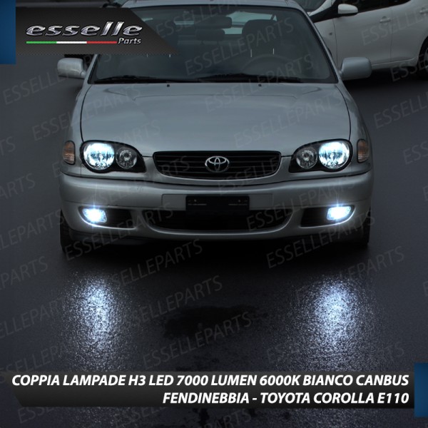 Kit Full LED H3 7000 Lumen Fendinebbia per TOYOTA COROLLA E110