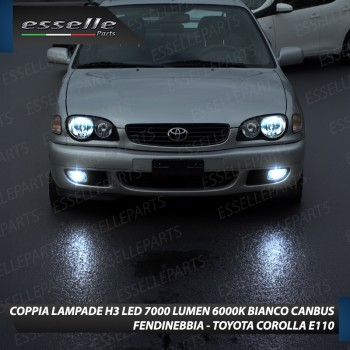 Kit Full LED H3 7000 Lumen Fendinebbia per TOYOTA COROLLA E110