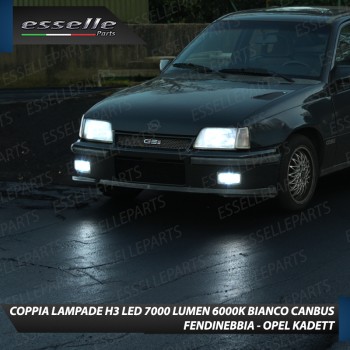 Kit Full LED H3 7000 Lumen Fendinebbia per OPEL KADETT Kit Full LED H3 7000 Lumen Fendinebbia per OPEL KADETT