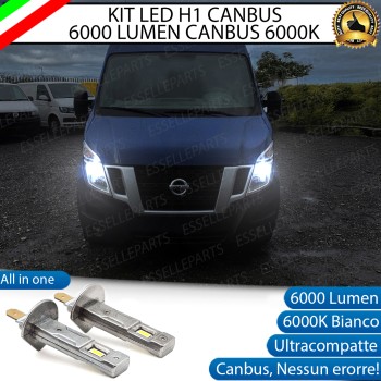 Kit Full LED Abbaglianti H1 6000 Lumen per Nissan NV400