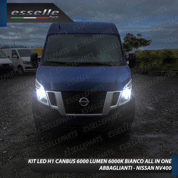 Kit Full LED Abbaglianti H1 6000 Lumen per Nissan NV400