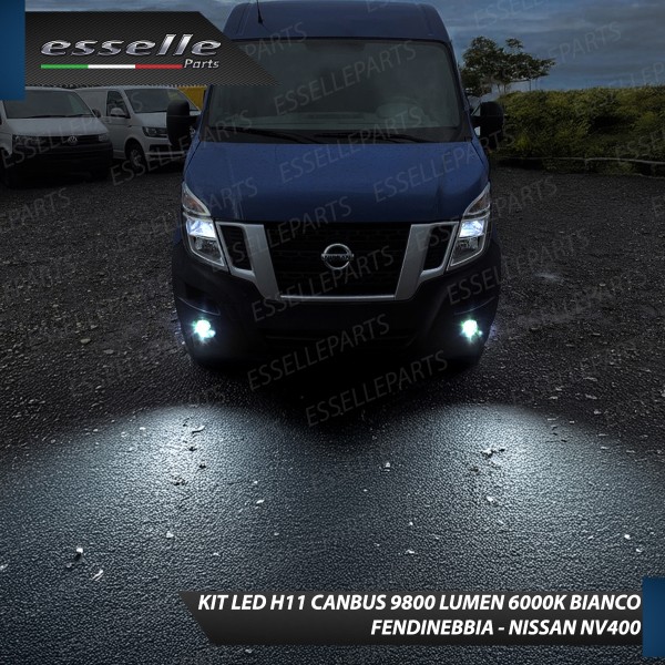 Kit Full LED Fendinebbia H11 9800 LUMEN per Nissan NV400