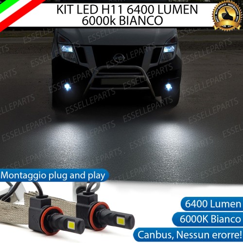 Kit Full LED Fendinebbia H11 6400 LUMEN PER Nissan NV400