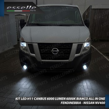 Kit Full LED H11 6000 LUMEN Canbus 6000K Fendinebbia per Nissan NV400