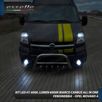 Kit Full LED coppia H1 6000 LUMEN Fendinebbia per Opel Movano A Kit Full LED coppia H1 6000 LUMEN Fendinebbia per Opel Movano A