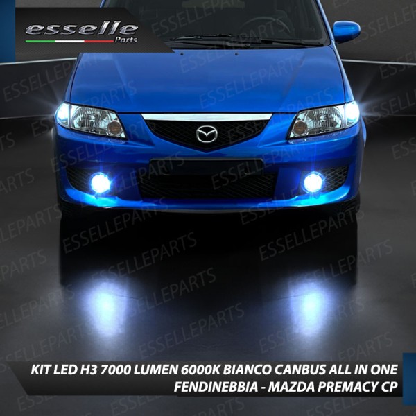 Kit Full LED H3 7000 Lumen Fendinebbia per MAZDA PREMACY CP