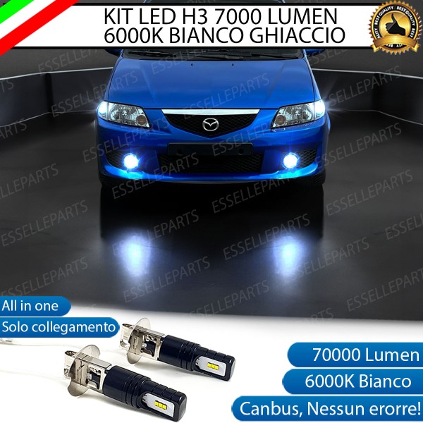 Kit Full LED H3 7000 Lumen Fendinebbia per MAZDA PREMACY CP