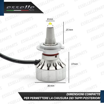 Kit Full LED H7 Monoled al quarzo 13600 Lumen 6000K per LEAPMOTOR T03