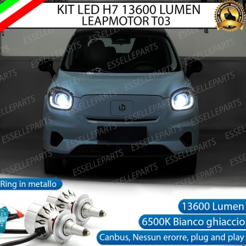 Kit Full LED H7 Monoled al quarzo 13600 Lumen 6000K per LEAPMOTOR T03