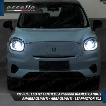 Kit Full LED H7 Monoled 12000 LUMEN Canbus bianco ghiaccio per LEAPMOTOR T03