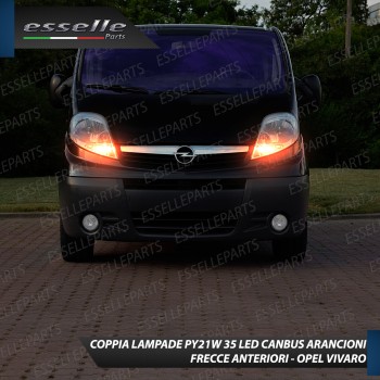 Coppia Frecce Anteriori PY21W 35 LED Canbus Opel Vivaro Restyling Coppia Frecce Anteriori PY21W 35 LED Canbus Opel Vivaro Restyling