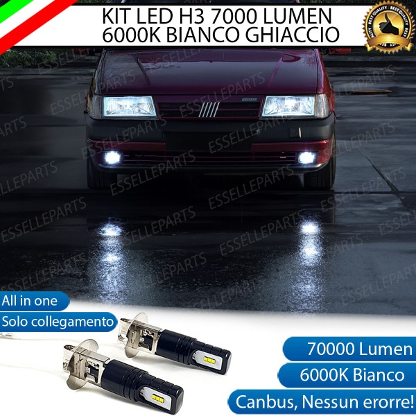 Kit Full LED H3 7000 Lumen Fendinebbia per FIAT TEMPRA