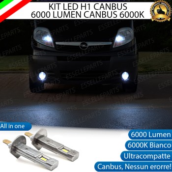 Kit Full LED coppia H1 6000 LUMEN Fendinebbia per Opel Vivaro Kit Full LED coppia H1 6000 LUMEN Fendinebbia per Opel Vivaro
