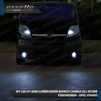 Kit Full LED coppia H1 6000 LUMEN Fendinebbia per Opel Vivaro Kit Full LED coppia H1 6000 LUMEN Fendinebbia per Opel Vivaro