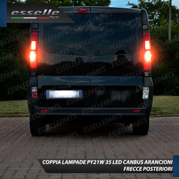 Coppia Frecce Posteriori PY21W 35 LED Canbus Renault Trafic Restyling