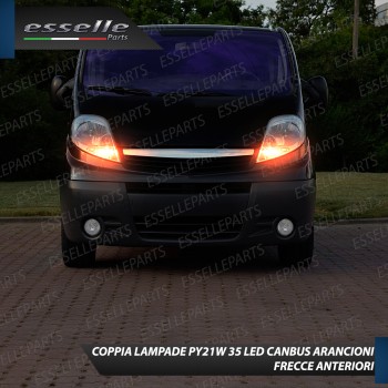 Coppia Frecce Anteriori PY21W 35 LED Canbus Renault Trafic Restyling