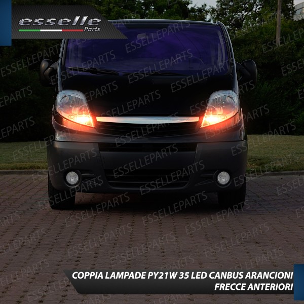 Coppia Frecce Anteriori PY21W 35 LED Canbus Nissan Primastar Restyling