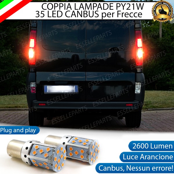 Coppia Frecce Posteriori PY21W 35 LED Canbus Renault Trafic Restyling