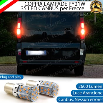 Coppia Frecce Posteriori PY21W 35 LED Canbus Nissan Primastar Restyling