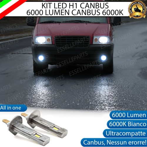 Kit Full LED coppia H1 6000 LUMEN Fendinebbia per CITROEN JUMPY MK1 DAL 2004 IN POI