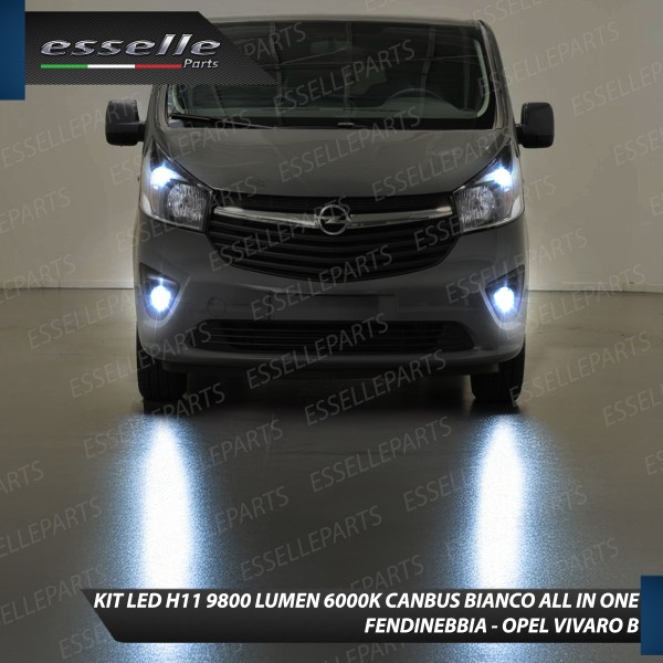 Kit Full LED Fendinebbia H11 9800 LUMEN per Opel Vivaro B