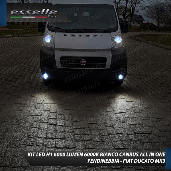 Kit Full LED coppia H1 6000 LUMEN Fendinebbia per Fiat Ducato MK3