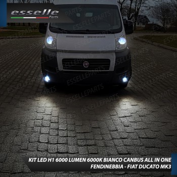 Kit Full LED coppia H1 6000 LUMEN Fendinebbia per Fiat Ducato MK3