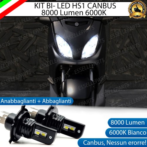 Coppia Lampade HS1 LED 8000 Lumen per YAMAHA X-Max 250 2005-2007