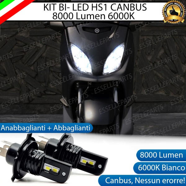 Coppia Lampade HS1 LED 8000 Lumen per YAMAHA X-Max 250 2005-2007