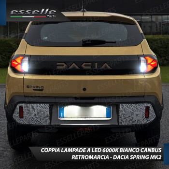 Luci Retromarcia 15 LED PER DACIA SPRING MK2 1200 LUMEN
