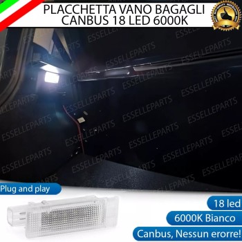 Placchetta a Led Bagagliaio 18 Led Specifica Fiat Panda Pandina 6000k