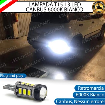 Lampada Retromarcia 13 Led T15 W16W Canbus Fiat Panda Pandina 6000k
