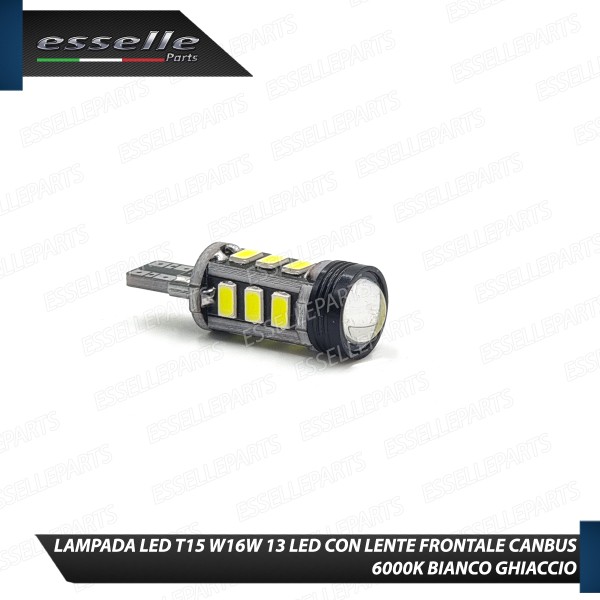 Lampada Retromarcia 13 Led T15 W16W Canbus Fiat Panda Pandina 6000k