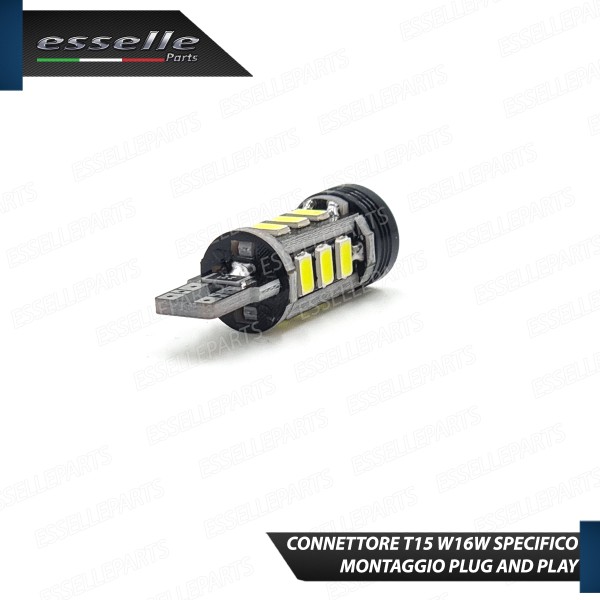 Lampada Retromarcia 13 Led T15 W16W Canbus Fiat Panda Pandina 6000k