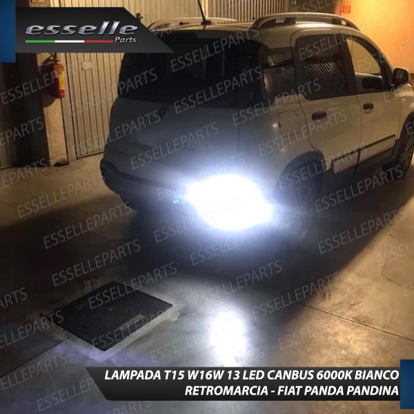 Lampada Retromarcia 13 Led T15 W16W Canbus Fiat Panda Pandina 6000k