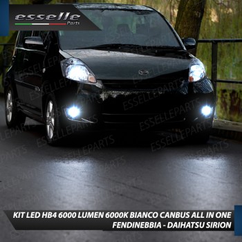Kit Full LED HB4 6000 LUMEN Canbus 6000K Bianco Fendinebbia per DAIHATSU SIRION