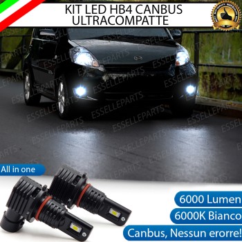 Kit Full LED HB4 6000 LUMEN Canbus 6000K Bianco Fendinebbia per DAIHATSU SIRION