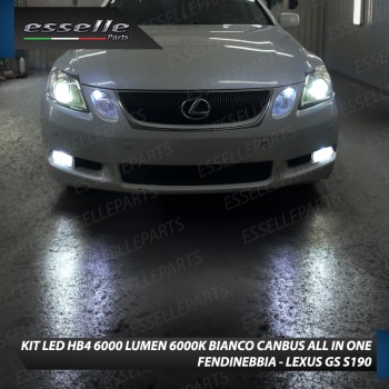 Kit Full LED HB4 6000 LUMEN Canbus 6000K Bianco Fendinebbia per LEXUS GS S190