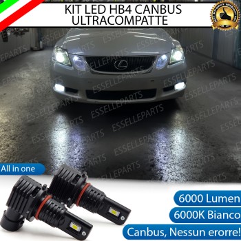 Kit Full LED HB4 6000 LUMEN Canbus 6000K Bianco Fendinebbia per LEXUS GS S190