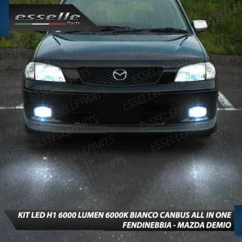 Kit Full LED coppia H1 6000 LUMEN Fendinebbia per MAZDA DEMIO