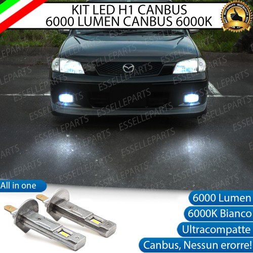 Kit Full LED coppia H1 6000 LUMEN Fendinebbia per MAZDA DEMIO